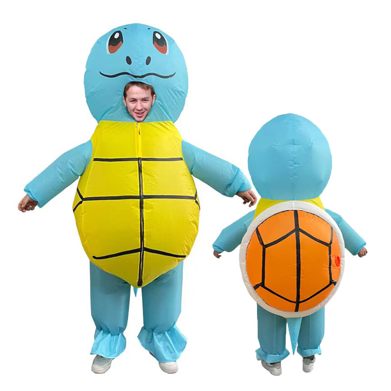 Funny Cartoon Doll Animal Figure Costume Party Performance Costume Halloween Performance Costume Turtle Inflatable Suit