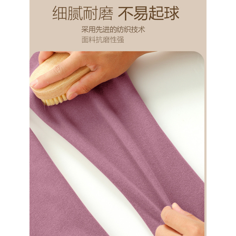 Picture of Lamb fleece leggings ladies 2025 new autumn and winter fleece-lined thickened tight outer wear warm velvet pants long Johns