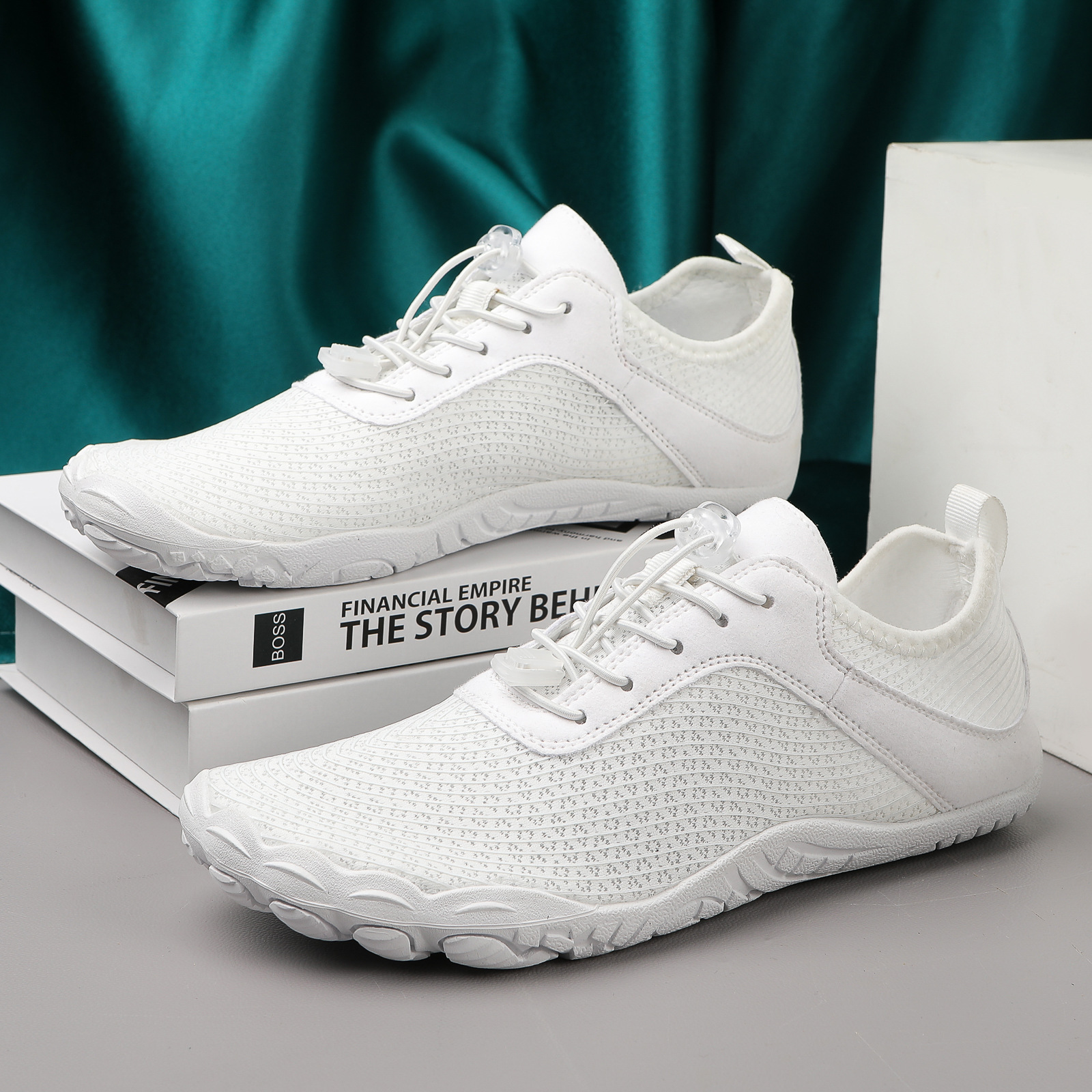2024 Cross-border New Outdoor Mountaineering Five-finger Hiking Quick-drying Wading Shoes Men's Couple Fitness Sports Tracing Shoes Women
