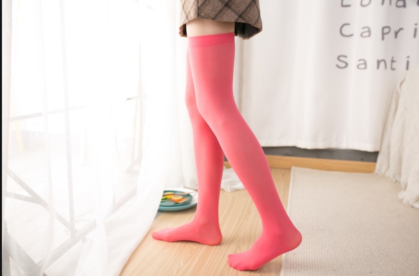 Picture of JK Japanese Velvet Over-the-Knee Socks Student Thigh Socks Mid-high Stockings Plus Stockings Spring and Autumn Women's High Stockings