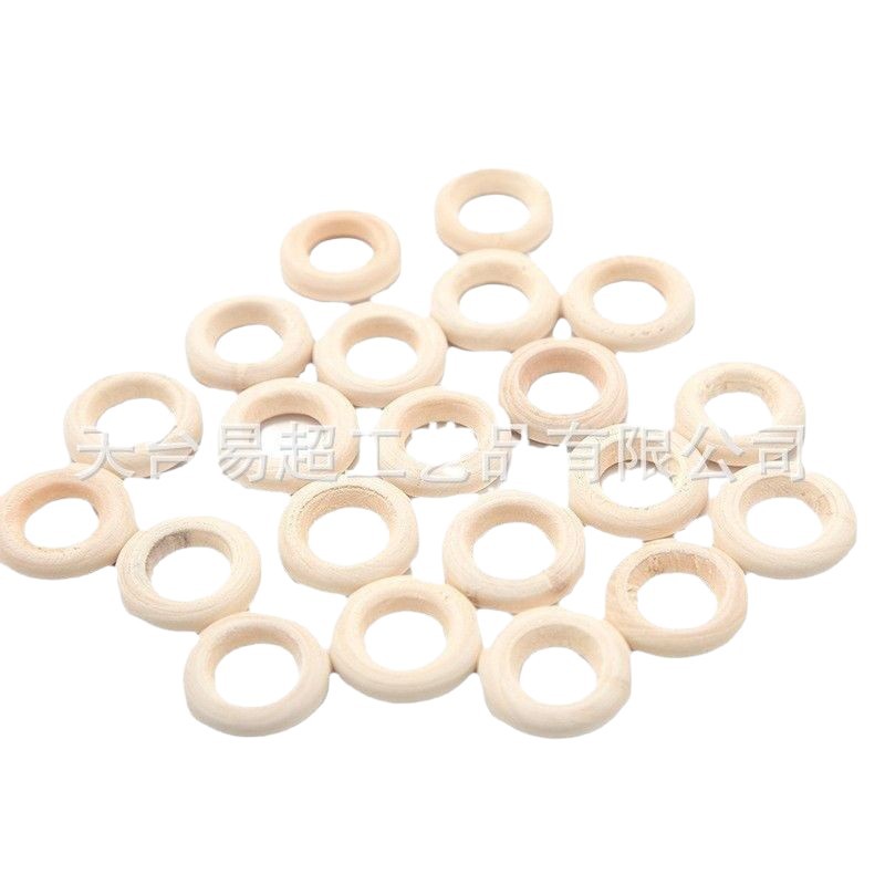 Picture of Spot Factory Direct Sales 15-150mm Wood Color Wooden Ring Wooden Ring Curtain Ring DIY Jewelry Accessories Wholesale