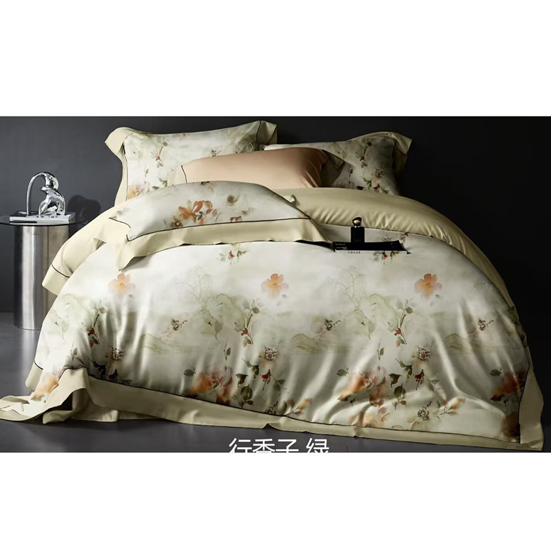 Picture of 40 Modal Reactive Digital Printing Fabric Woven Wide Flower Plant Bedding Fabric Source Wholesale