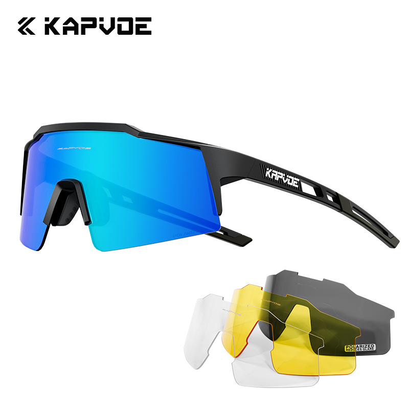 Picture of Kapvoe Cycling Glasses Four-Lens Set Bicycle Windproof Goggles Road Bike