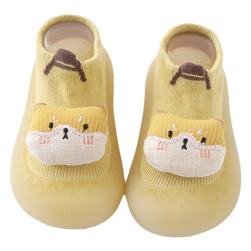 2025 Spring Baby Shoe Covers Soft Sole Indoor Non-Slip Cartoon Floor Socks Baby Newborn Children Toddler Shoes and Socks
