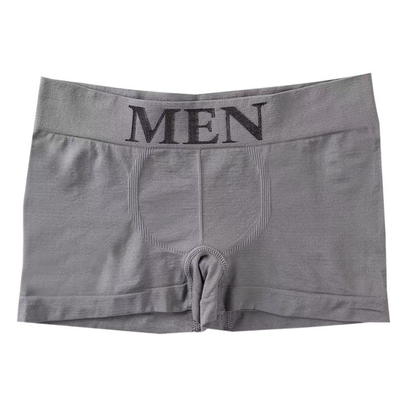 Southeast Asian cross-border nude MEN's MEN's underwear MEN's boxers mid-waist seamless comfortable breathable trendy boxers