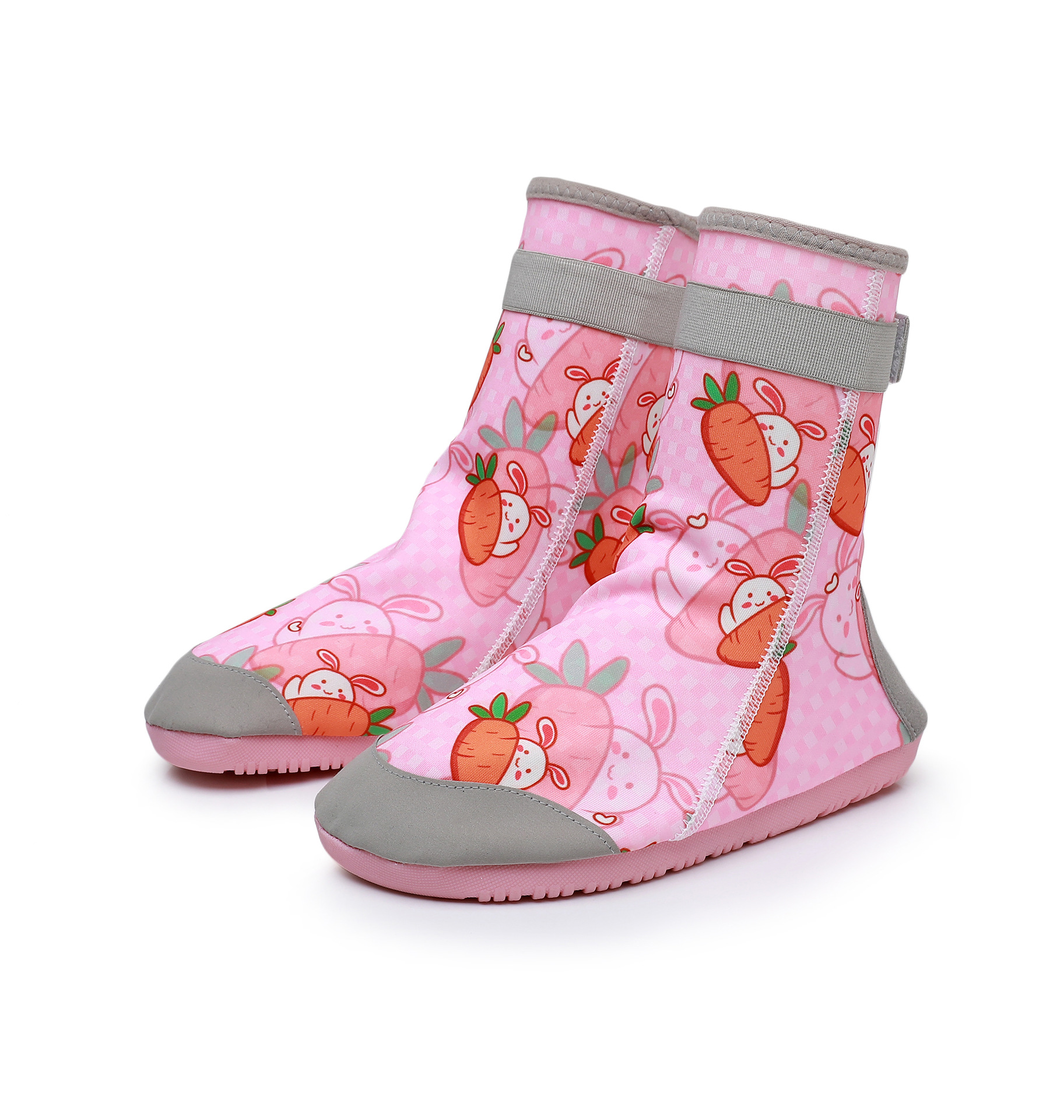 Picture of High-Top Family Kidsren's Adult Outdoor River Tracing Shoes Thickeneded Non-Slip Beach Socks Home Floor Shoes Swimming Shoes