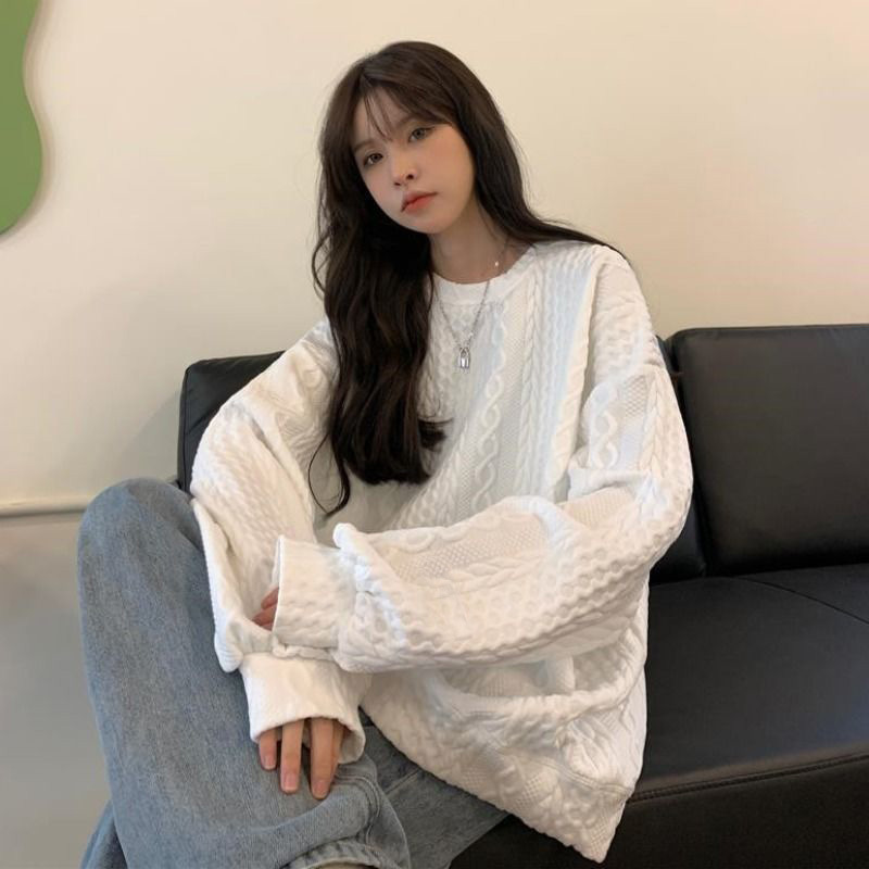 Picture of Sweatshirt Women's Design Niche 2025 New Spring and Autum Oversize Loose Korean Style Hooded Jacket Tops for Women