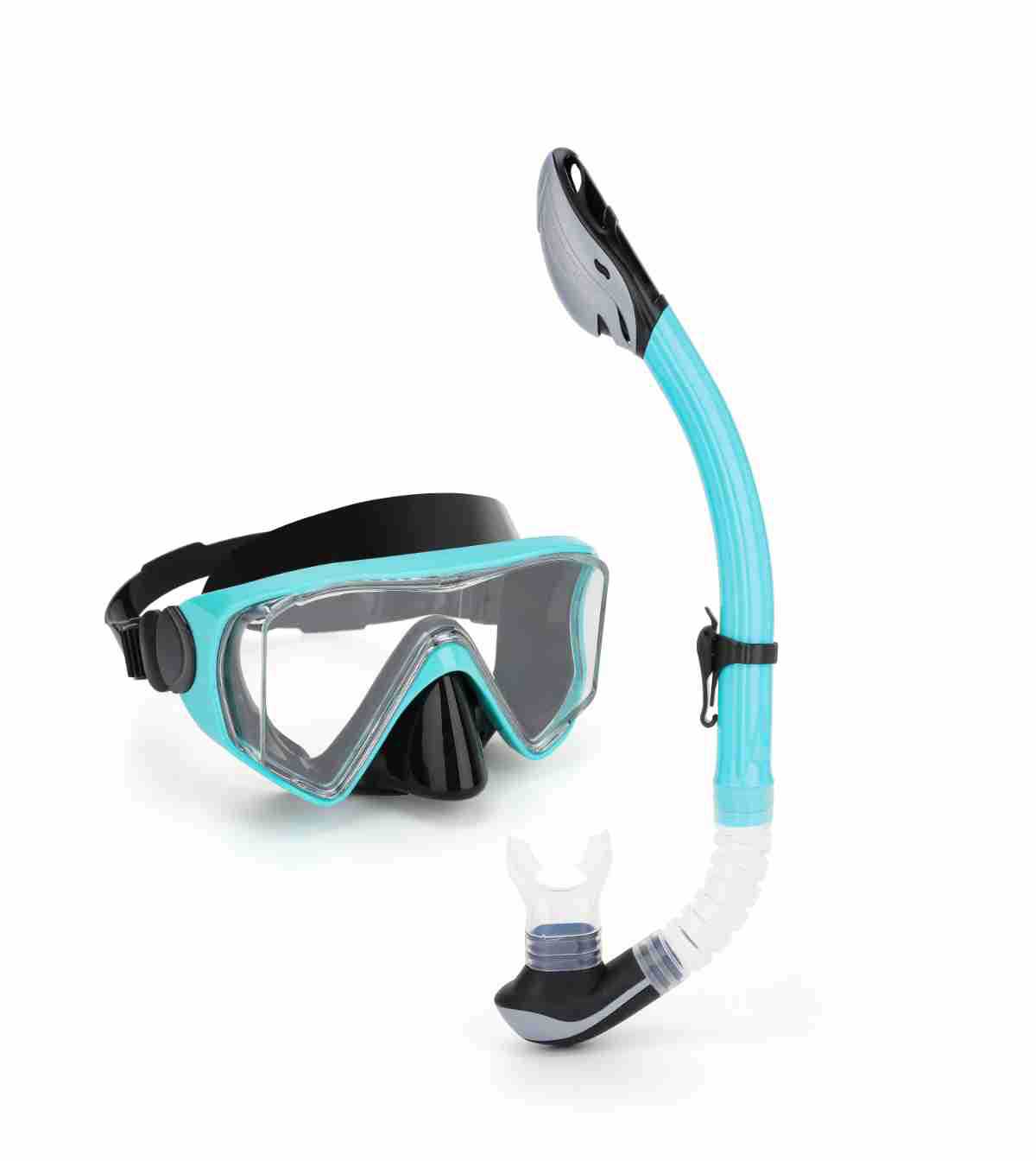 Picture of Wave Promotion Professional Snorkeling Two-Piece Equipment Diving Goggles Snorkel Snorkel Large Frame Large Field of View