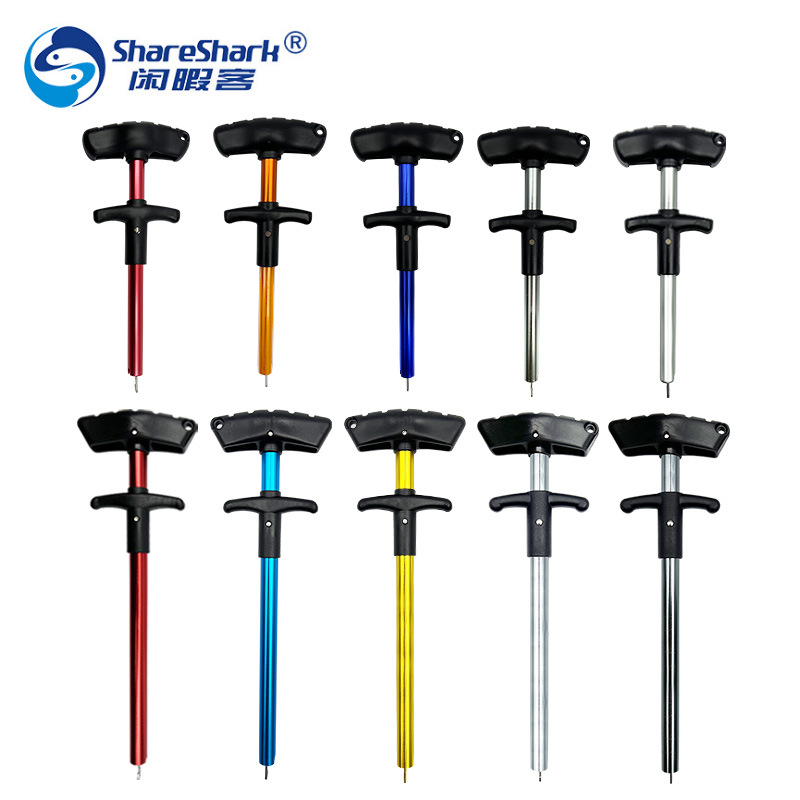 Portable T-Shaped Hook Remover, Aluminum Alloy Decoupler, Hook Remover, Sea Fishing Equipment, Decoupler, Fishing Gear Supplies