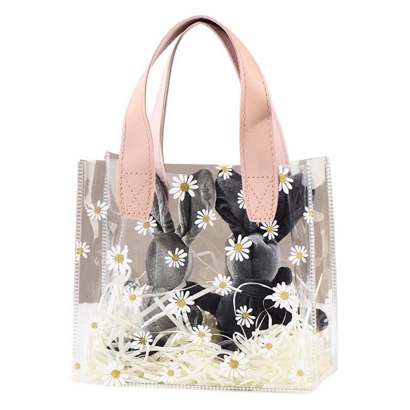 Net red Daisy pvc gift bag factory wholesale birthday wedding candy gift gift bag custom