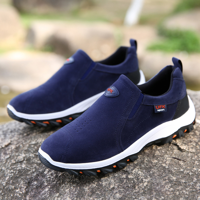 Autumn cross-border foreign trade plus size men's mountaineering frosted wholesale men's shoes fashion casual lightweight breathable outdoor