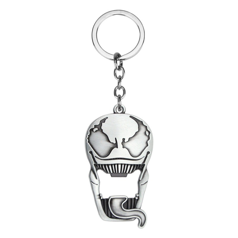 Film and Television peripheral poison head portrait car accessories key ring pendant keychain bottle opener pendant