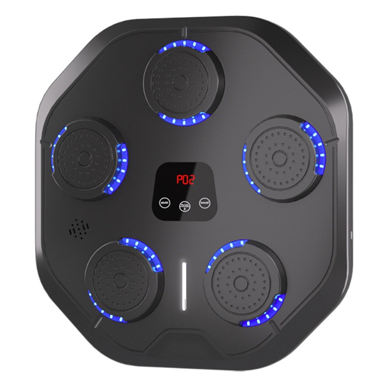Cross-border new double-light music boxing machine intelligent Bluetooth boxing wall target adult children fitness boxing machine reaction