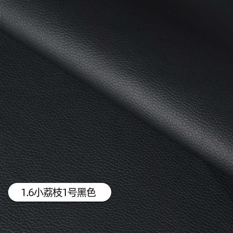Picture of Litchi Pattern Pu Leather Fabric Pu Leather Artificial Leather Factory Leather Label Self-Adhesive Sofa Repair Subsidy Leather Patch