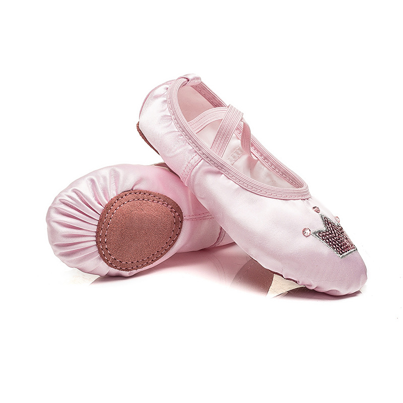 Picture of Dance Shoes Children's Women's Soft Sole Practice Cat Claw Shoes Princess Baby Dancing Girls Pink Toddler Ballet Shoes