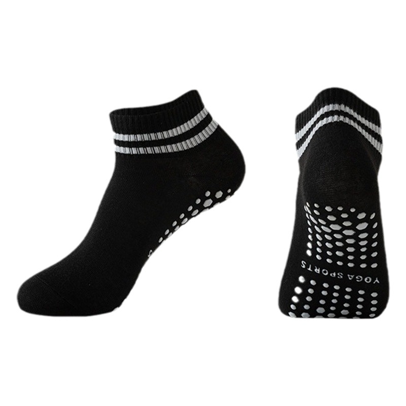 Cross-border yoga socks women's short professional non-slip cotton sweat-absorbent floor socks boat socks dance practice socks Pilates socks