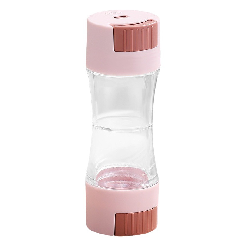 Picture of Salt control bottle seasoning jar double-headed quantitative salt control seasoning bottle sealed bottle department store kitchen gadget salt seasoning bottle