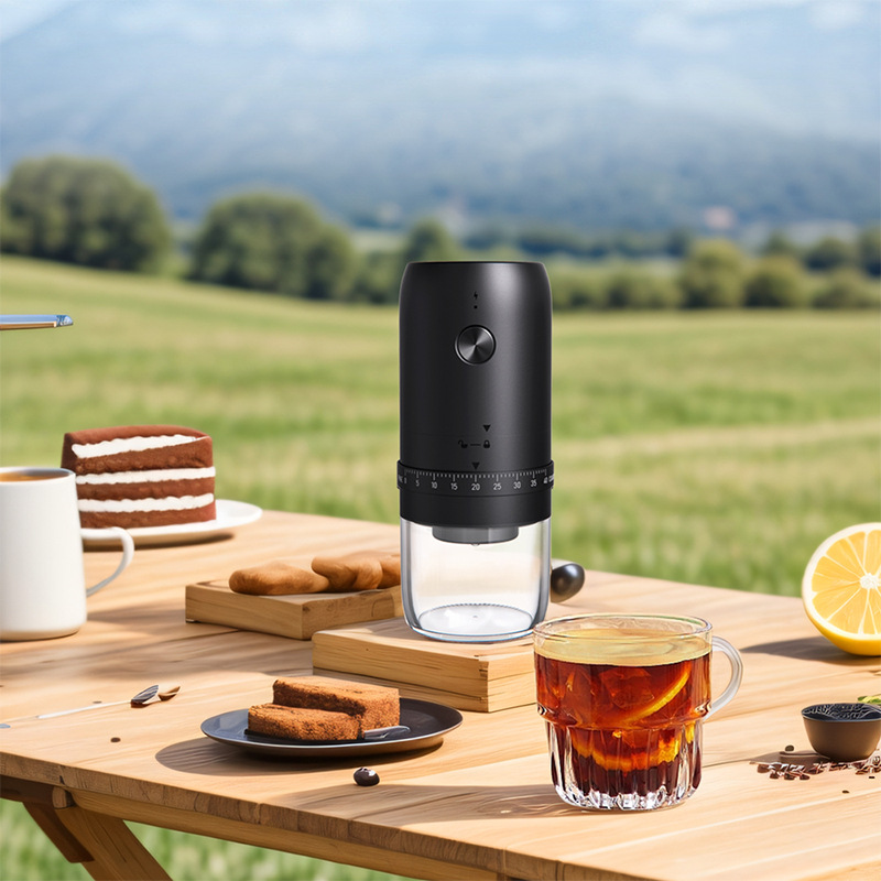 Electric Bean Grinder Household Small Hand Coffee Bean Grinder Portable Automatic Grinder Hand Grinder Coffee Machine