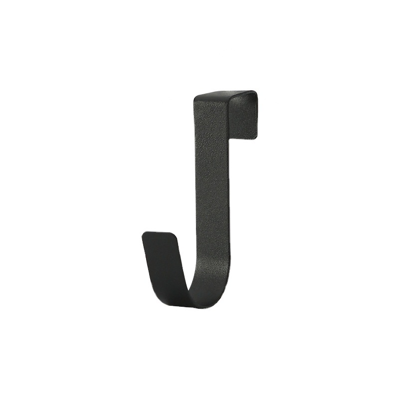 Picture of S-Shaped Black Hook Hook Hat Storage Hook Kitchen Clothes Hook Clothes Hanging Bag S Hook Artifact Small