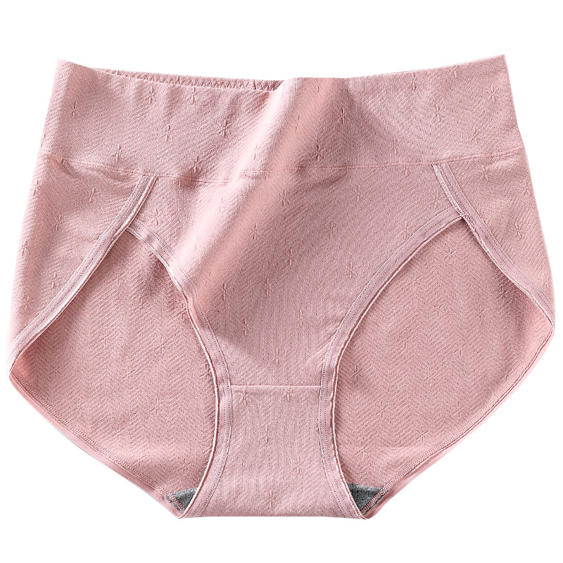 Picture of Japanese underwear women's cotton breathable high waist plus size 200kg abdomen hip graphene antibacterial ladies underwear