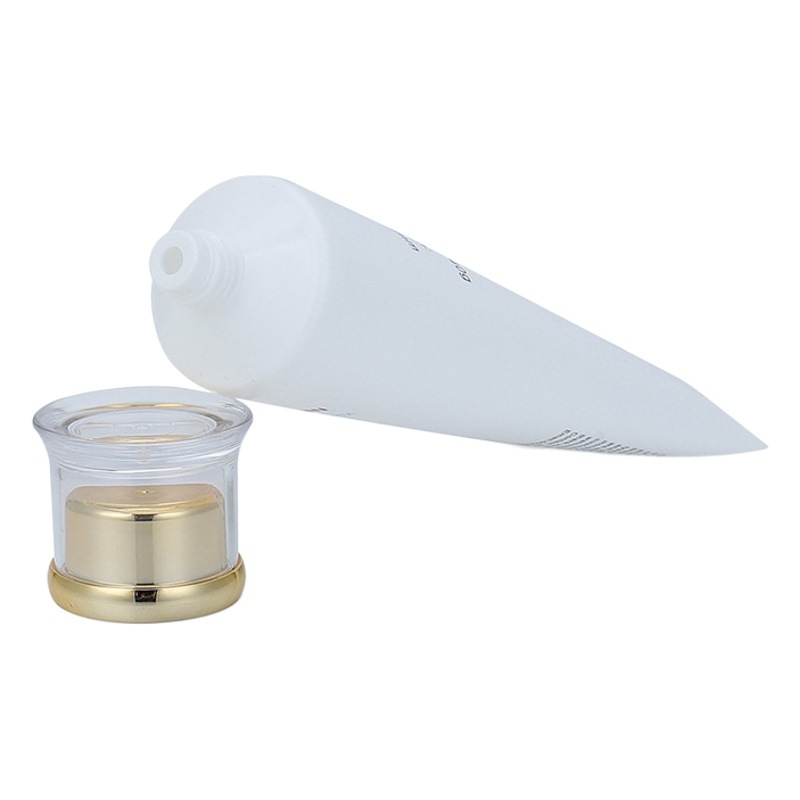 40mm big drum edge acrylic doctor hose 60120g white facial cleanser sunscreen cream cosmetic hose