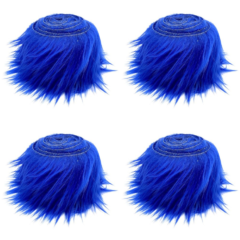Picture of Spot Wholesale Christmas Tree Skirts Solid Color Plush Strips Home Decoration Washed Plush Strips Clothing Shoes and Hats Accessories Accessories
