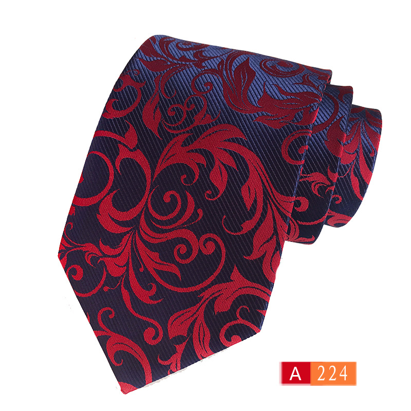 Picture of Men's tie polyester yarn-dyed fabric business wear tie source manufacturers in stock wholesale