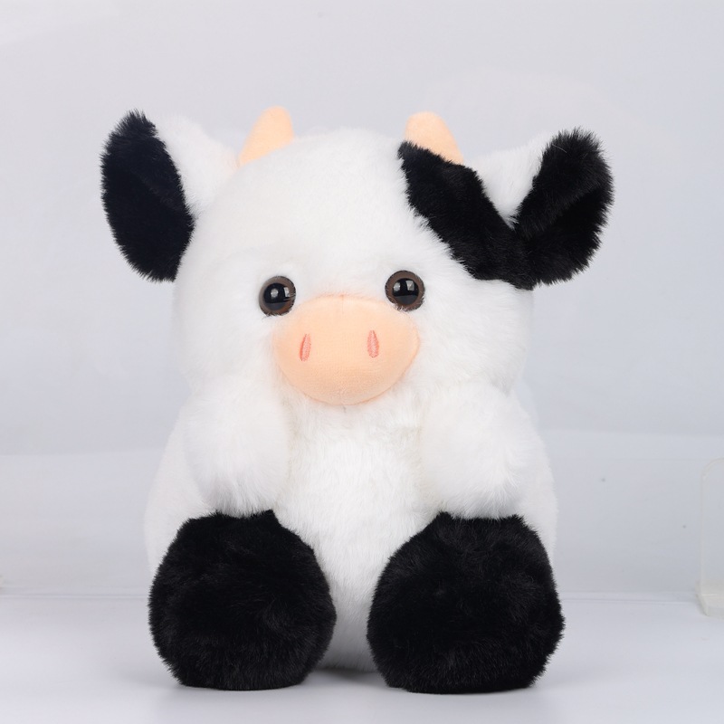 Picture of Strawberry Cow Cross Border New Toy Cow Strawberry Doll Cow Plush Toy Pink