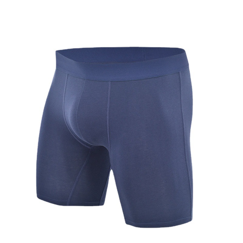 Picture of Pure Cotton Anti-Wear Leg Boxer Briefs American Trendy Underwear Amazon Cross-Border Wholesale Sports Long European and American Underwear for Men