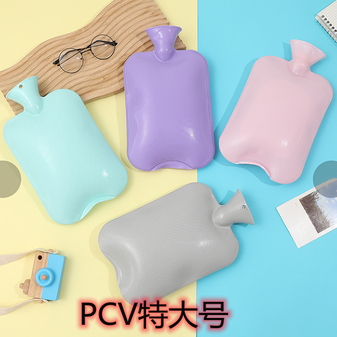 Picture of Winter Rubber Hot Water Bottle Filled with Water, Hand Warmer, Safe, Anti-Scalding, Nostalgic Hot Water Bottle, Factory Direct Sale and Delivery
