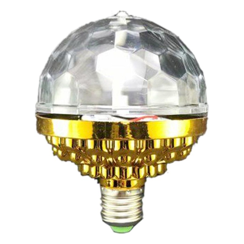 Colorful six-color small magic ball LED stage bulb KTV magic ball mini golden rotating colorful DJ small magic ball lamp