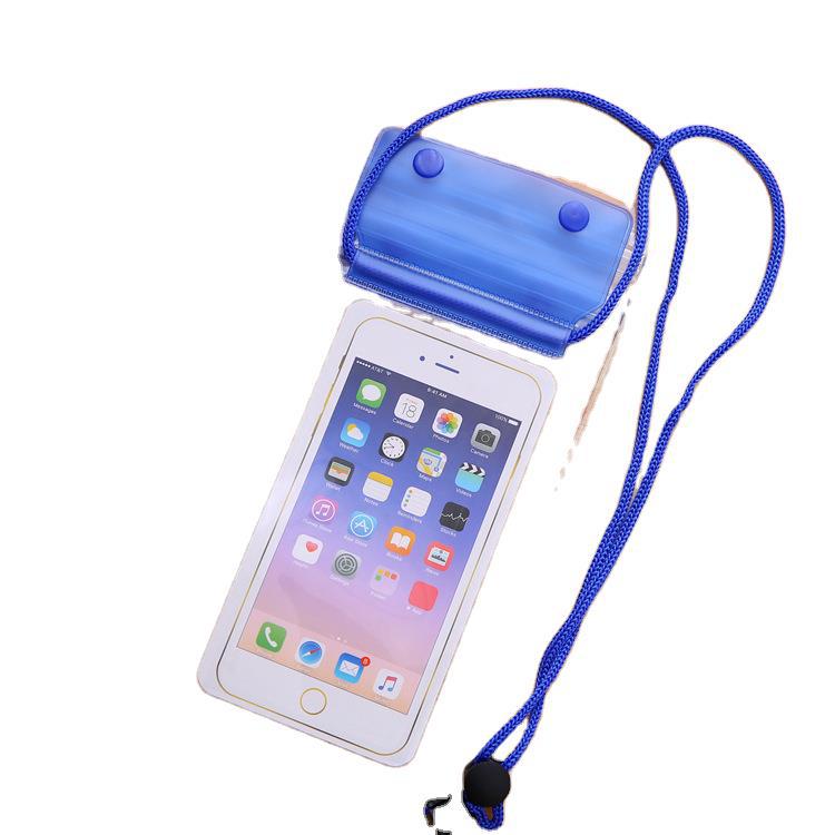 Picture of Double-layer Thickened Barrier-free Mobile Phone Waterproof Bag Transparent Waterproof Mobile Phone Case Large Takeaway Mobile Phone Waterproof Han Proof Bag