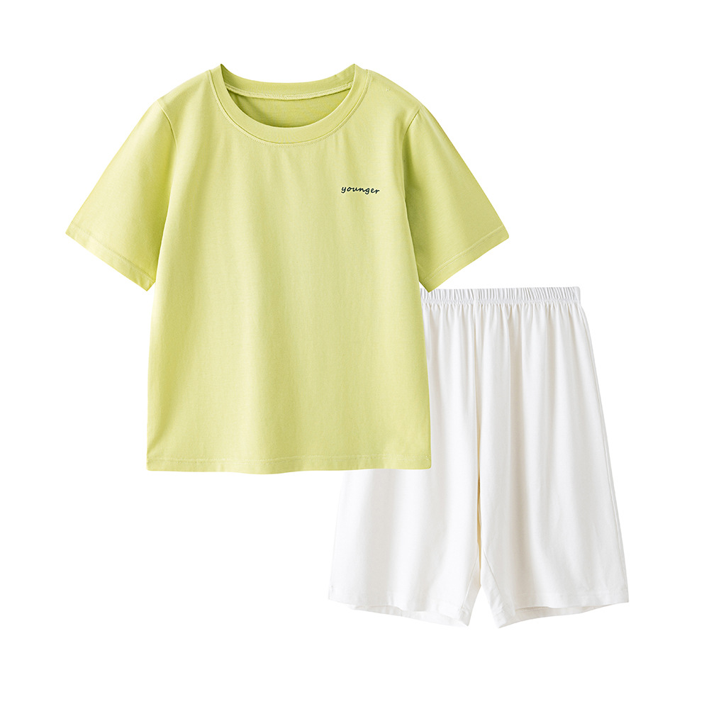 Picture of Boys' Pajamas Summer Class A Short-sleeved Modal Thin 2025 New Children's Summer suit Home