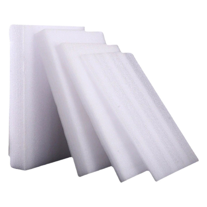 Foshan Shunde epe Pearl cotton packaging sheet white foam board high density Pearl cotton cutting piece foam pad cutting