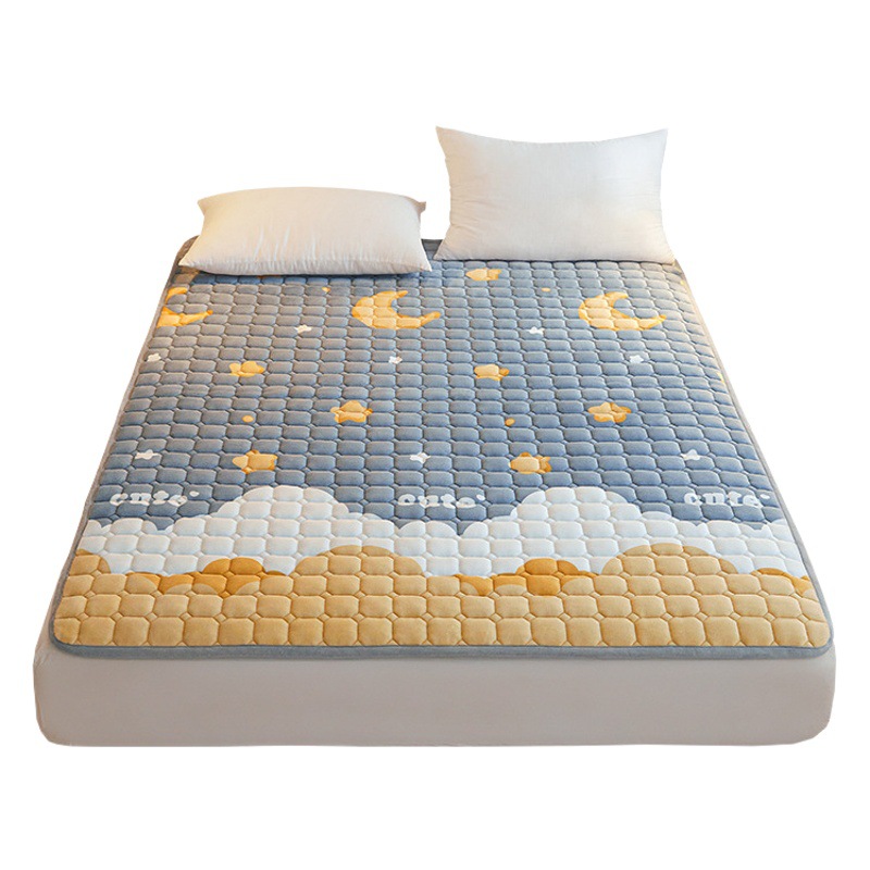 Picture of Class A maternal and child milk velvet mattress autumn and winter foldable washed anti-static home student dormitory bed cushion