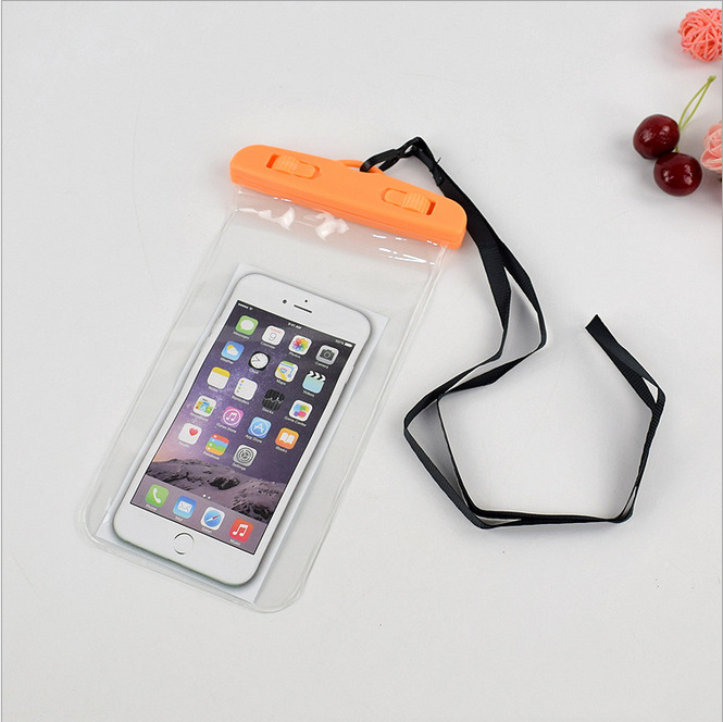Picture of Mobile phone waterproof bag transparent waterproof mobile phone case universal swimming drifting can touch 100 set LOGO