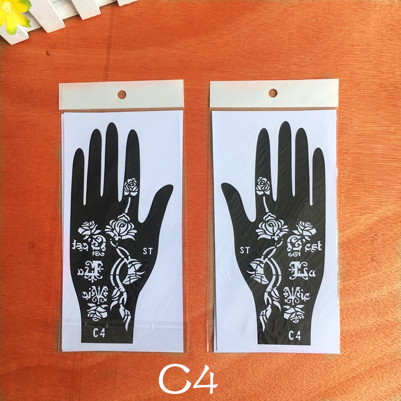 Picture of Dark Wind Hand Tattoo Palm Tattoo Template Hand Simulation Temporary Sticker Beautiful Original Hand Tattoo