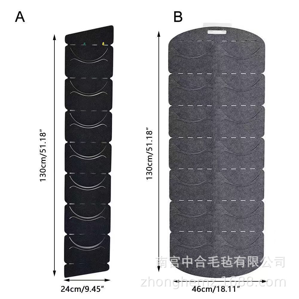 Cross-border in stock Felt Baseball Cap Display Rack Wall-mounted Cap Storage Rack Household Hanging Door Rear Hat Storage