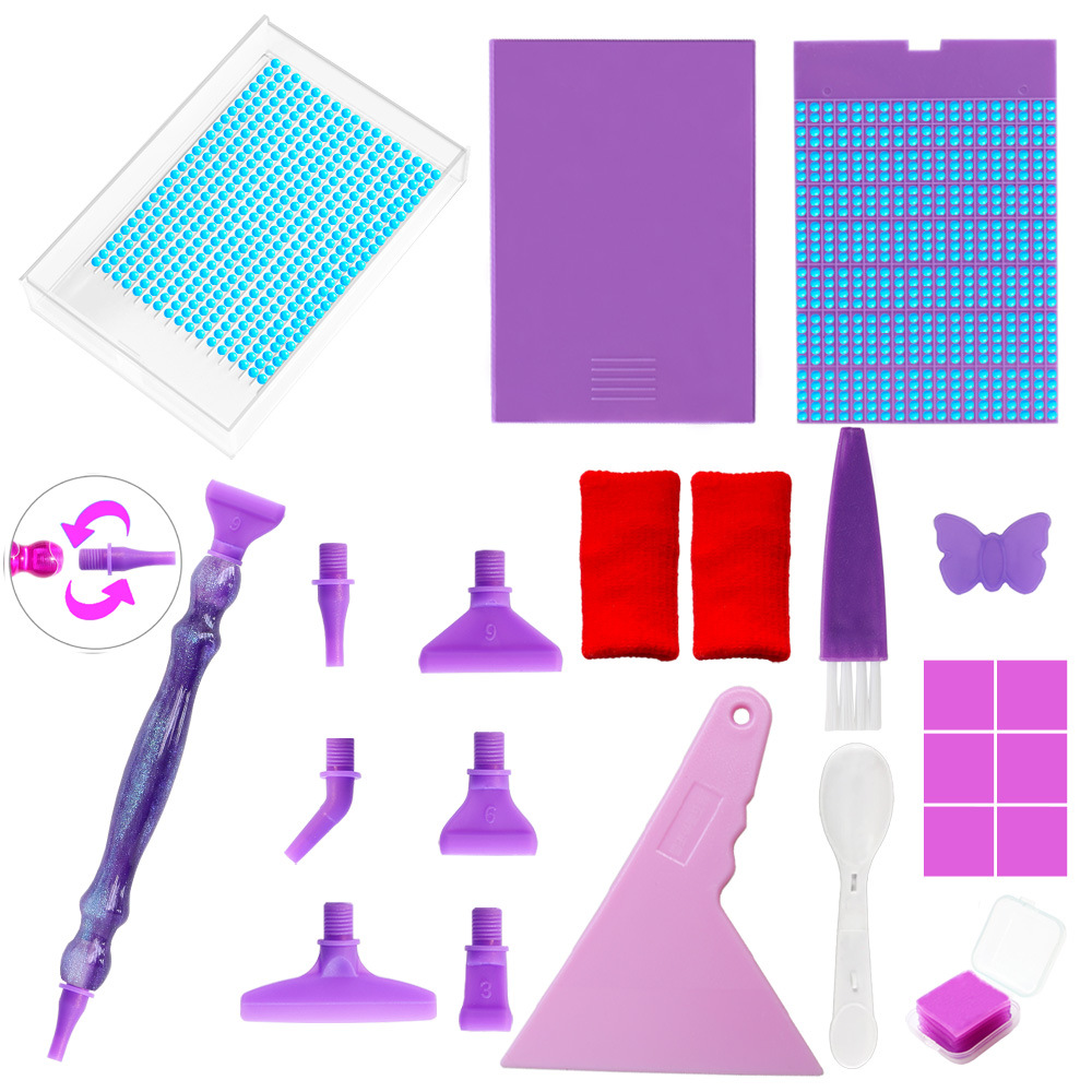 Picture of Diamond Painting New Style Turnout Drill Tray Multifunctional Sieve Drill Point Drill Tray Drawer Funnel Tray DIY Diamond Embroidery Tools suit