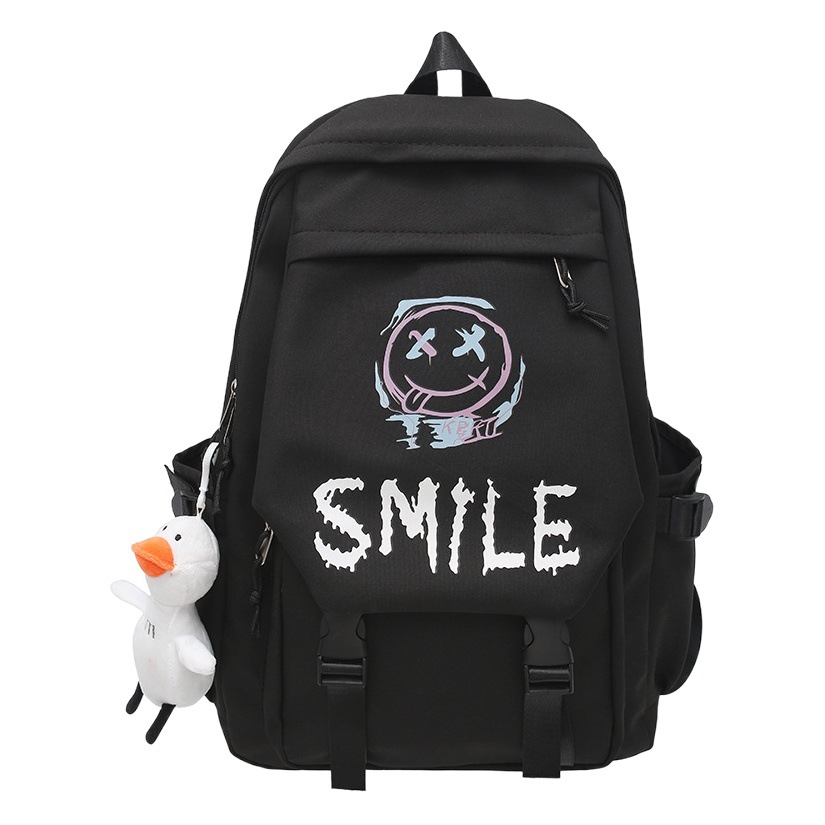 Schoolbags for Men, College Students, Fashionable Letter Backpacks, Primary School Students, Junior High School Students, High School Students, Wholesale High-Quality Girls