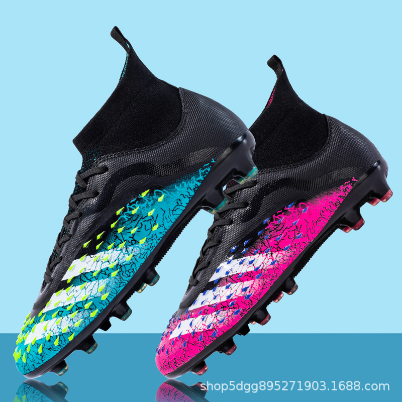 Picture of Cross-border plus size genuine goods high-top football shoes new wholesale men's training shoes student football shoes broken nail shoes women