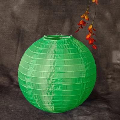 Picture of Outdoor Waterproof Colorful Silk Lanterns Rainproof and Sunproof Mid-Autumn Festival Decorative Lanterns Folding Sun Protection Lanterns Wholesale