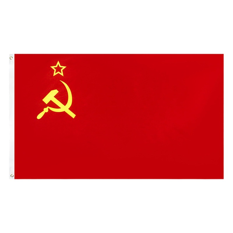 Soviet Flag Ussr Flag Polyester Flag Flag Big Flag 3*5 Inch Cross-Border Exclusive in Stock