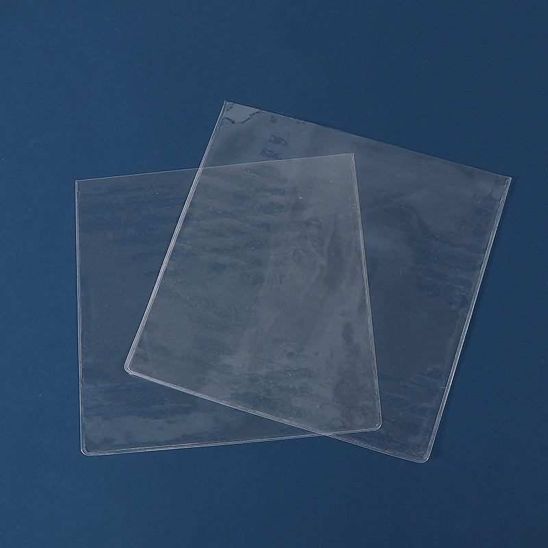 Heat-Sealable Transparent Pvc Flat Bags, Pinch-Seal Bags, Pinch Storage Packing Bags, Dustproof, Customizable