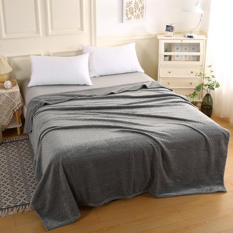 Picture of Coral fleece blanket flannel blanket air conditioning blanket thickened nap blanket gift blanket summer air conditioning blanket wholesale