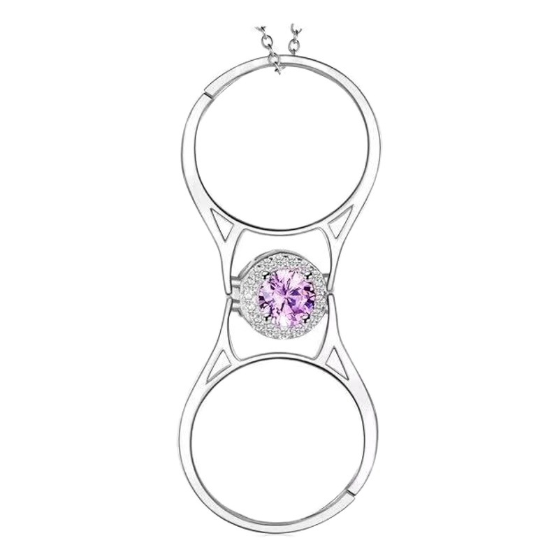 Shake sound explosions flip double ring double diamond ring live ring environmental protection copper ring in stock batch of a generation of hair