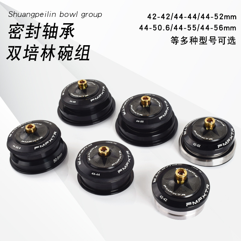 Picture of Bicycle Headset Set 44-5556 Tapered 42Mm52Mm Straight Tube Mountain Bike Front Bearing Front Fork Wrist Set