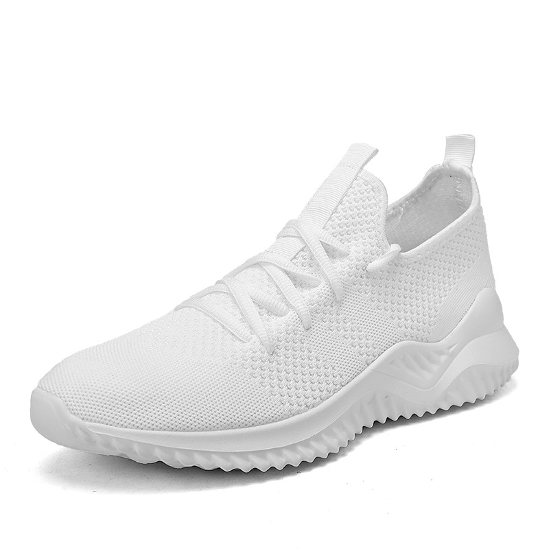 Picture of C863 Spring Low-top Casual Flying Woven Shoes Lace-up Lightweight Breathable Mesh Men's Shoes Large Size Cross-border Sports Running Shoes