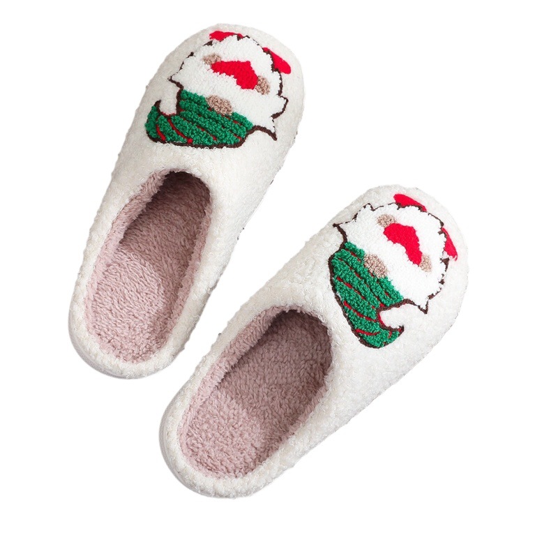 ins Amazon Christmas popular dwarf elf elderly cotton slippers winter woolen slippers cross-border wholesale Gnome