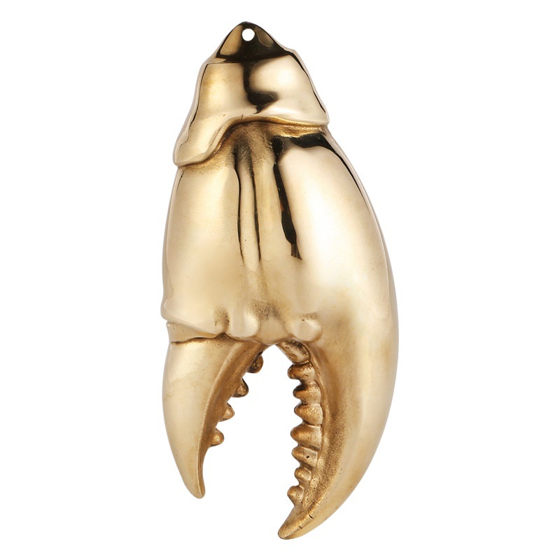 Pure brass hand pliers creative handle crab pliers men's gift crafts play trick rice ornaments wholesale